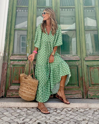 Isabella – Abito Lungo In Stile Bohemien Dalla Linea Fluida