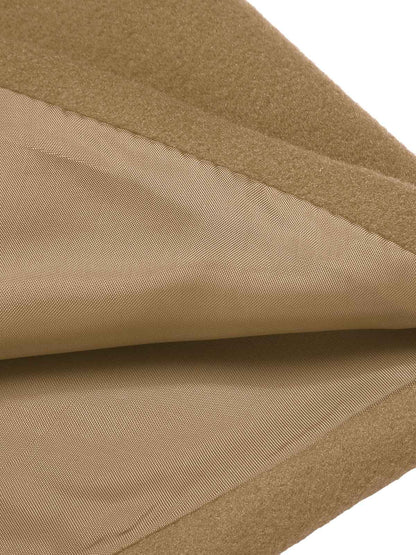 Eva - Cappotto slim monocromo con revers elegante