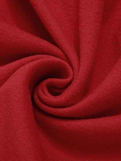 Eva - Cappotto slim monocromo con revers elegante