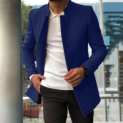 Ilario – Giacca Uomo Monopetto Con Collo Alto