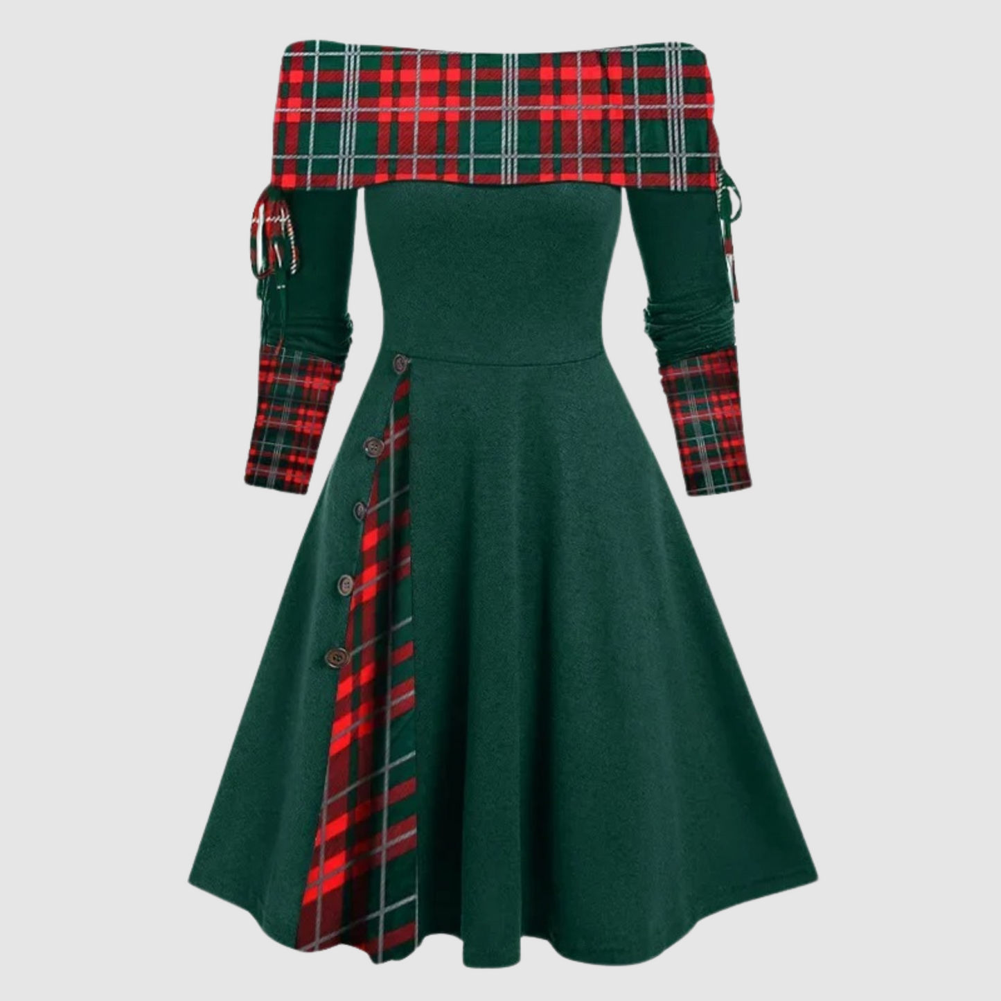 Juliette - Abito Invernale con Spalle Scoperte Elegante