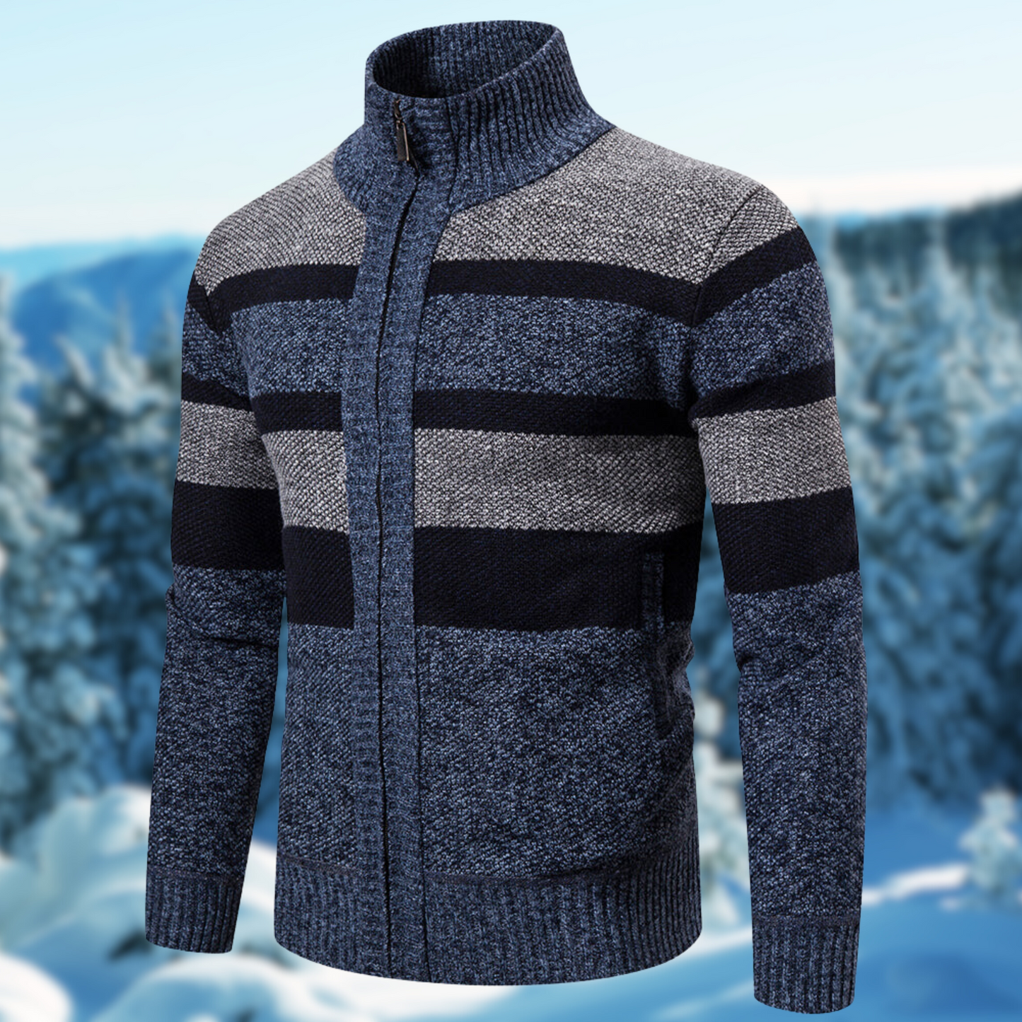 Filippo - Maglione Uomo Invernale Elegante a Righe