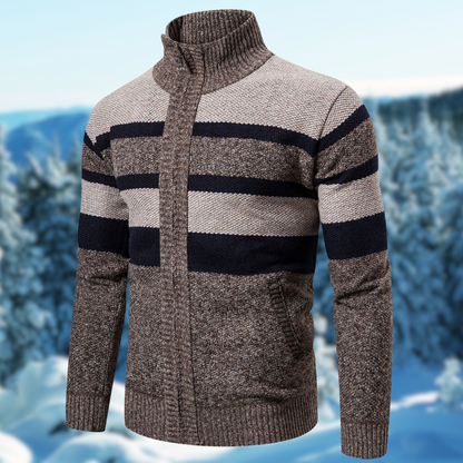 Filippo - Maglione Uomo Invernale Elegante a Righe
