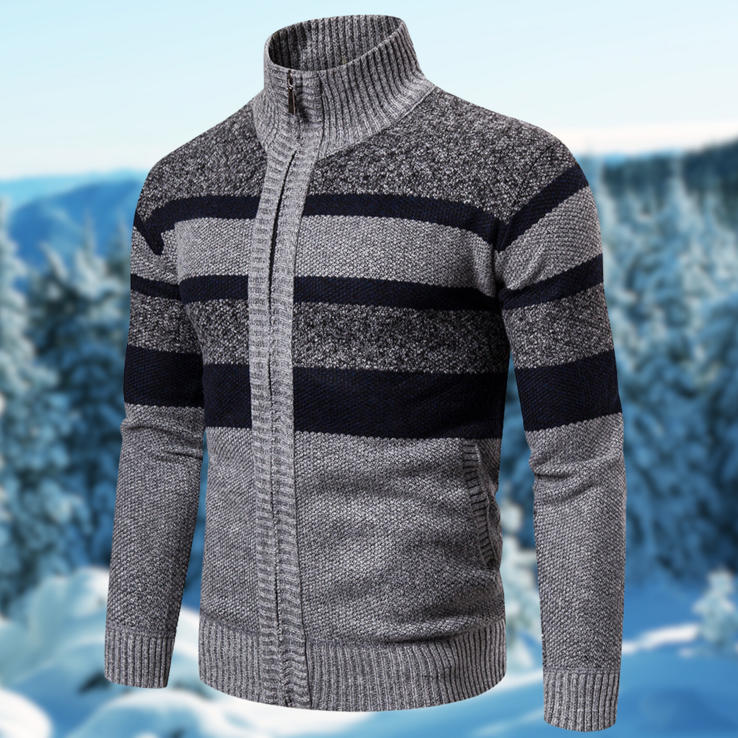 Filippo - Maglione Uomo Invernale Elegante a Righe