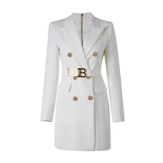 Fabiana – Abito Blazer Doppiopetto Con Cintura