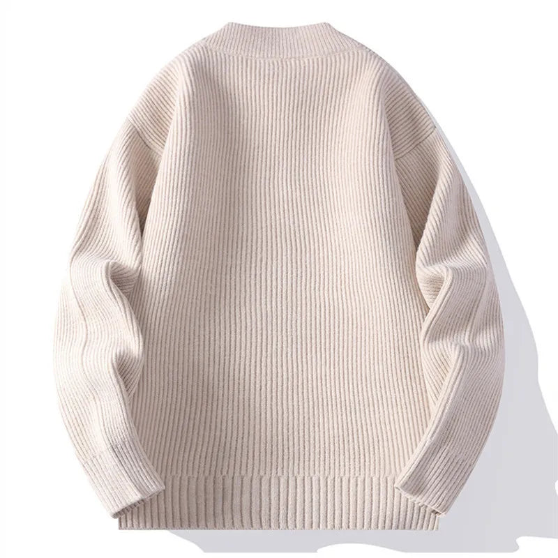 Giuseppe - Cardigan Uomo con Cerniera e Tasche