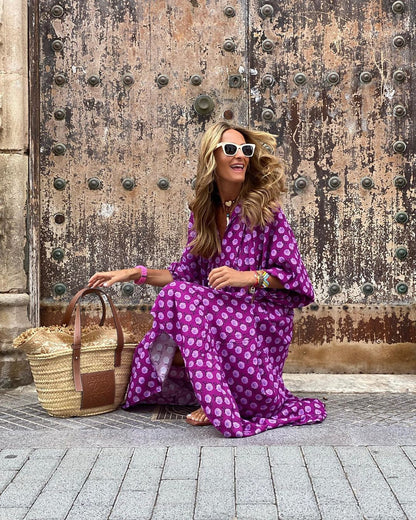 Isabella – Abito Lungo In Stile Bohemien Dalla Linea Fluida