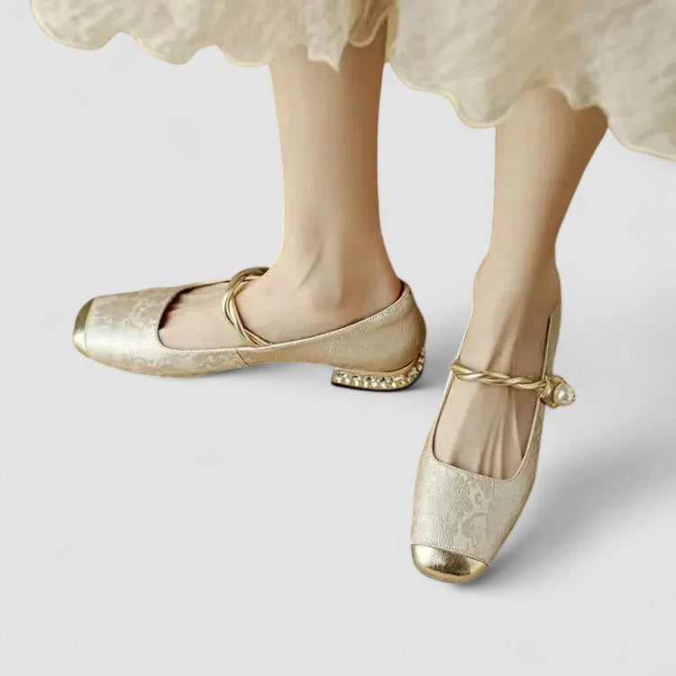 Genoveffa – Scarpe Modello Mary Jane Con Tacco Stabile E Calzata Regolabile