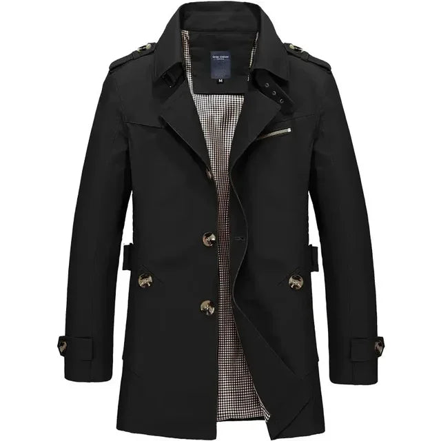 Claudio – Trench Autunnale Classico da Uomo