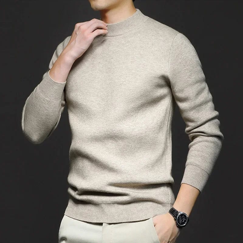 Damiano - Maglione Uomo Collo Alto Senza Tempo