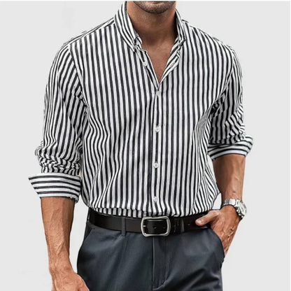Francesco – Camicia A Righe Dal Design Classico