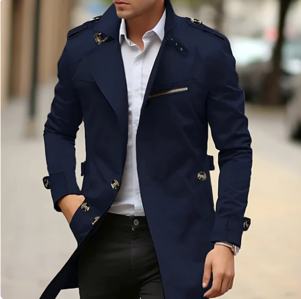 Claudio – Trench Autunnale Classico da Uomo