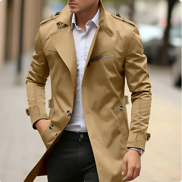 Claudio – Trench Autunnale Classico da Uomo