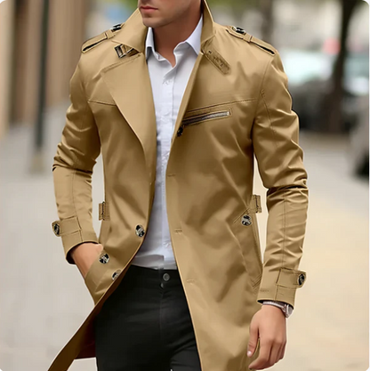 Claudio – Trench Autunnale Classico da Uomo