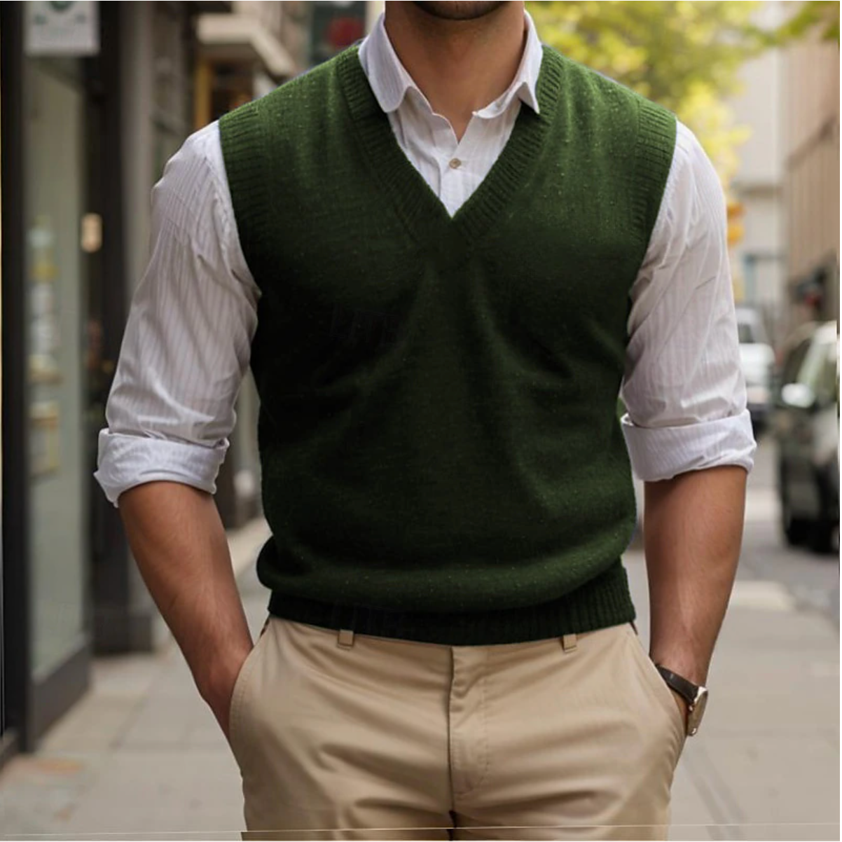 Tiziano - Maglione Vintage Senza Maniche Uomo