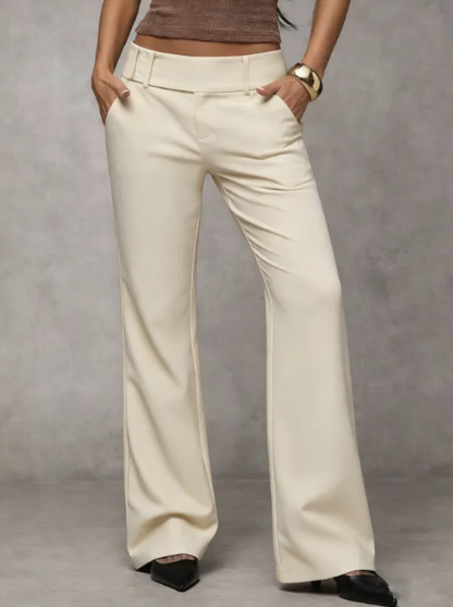 Marianna – Pantaloni A Zampa Con Taglio Sartoriale E Linea Slanciata