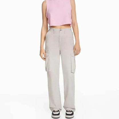 Vittoria - Pantaloni Cargo Casual da Donna dal Taglio Moderno
