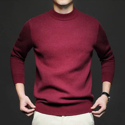 Damiano - Maglione Uomo Collo Alto Senza Tempo