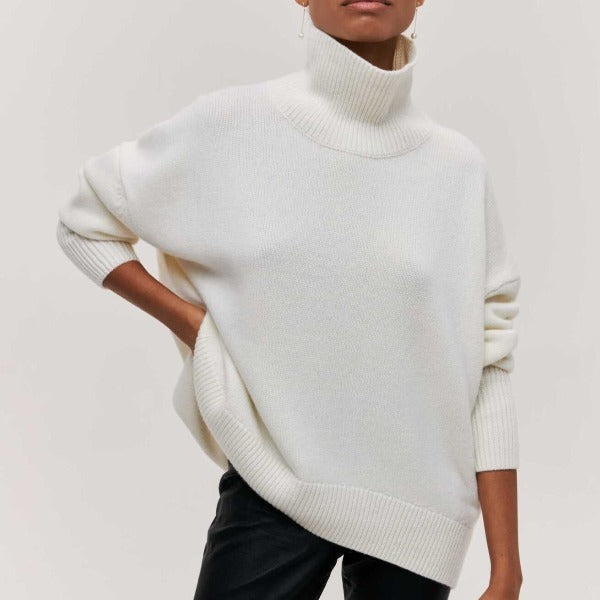 Brunora - Maglione dolcevita lavorato a maglia