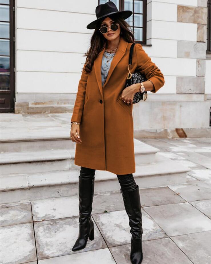 Sveva – Cappotto Invernale Monopetto Dal Design Classico