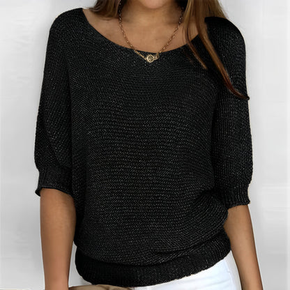 Eliana - Maglia con scollo all’americana elegante