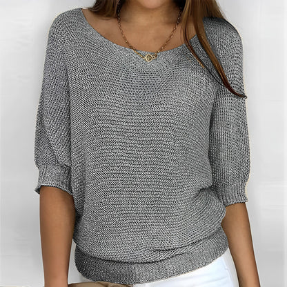 Eliana - Maglia con scollo all’americana elegante