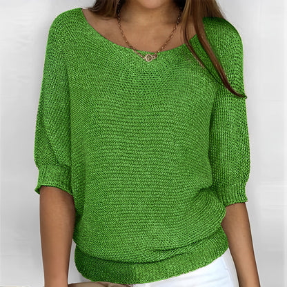 Eliana - Maglia con scollo all’americana elegante