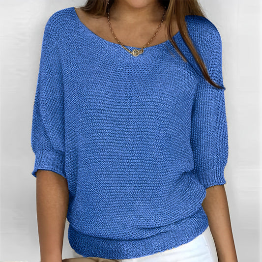 Eliana - Maglia con scollo all’americana elegante