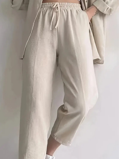 Ludovica - Set Camicia e Pantaloni Elegante e Versatile