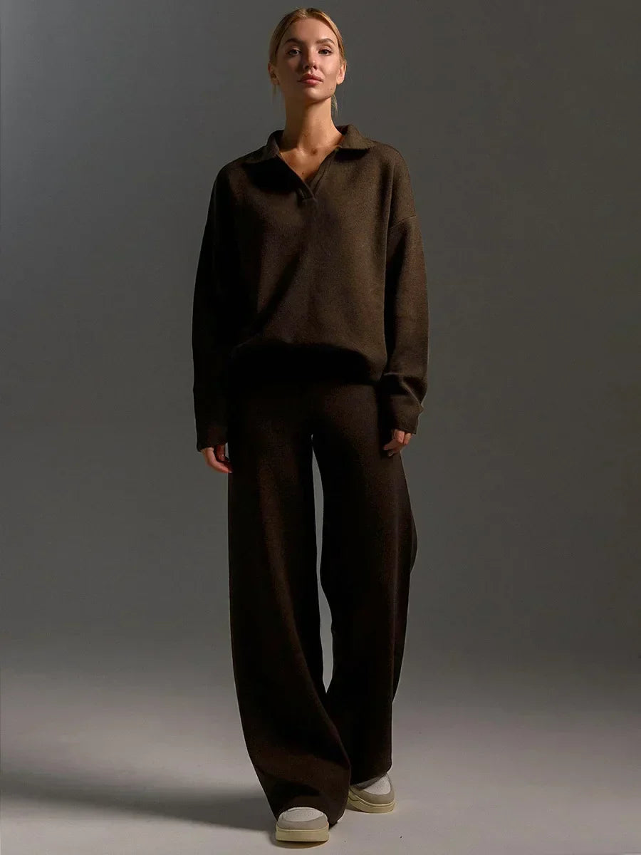 Lorenza - Completo in Maglia Donna Comodo ed Elegante