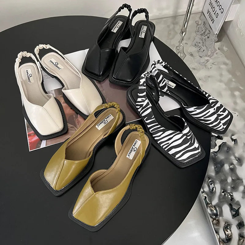 Elettra – Sandali Slingback Stile Urbano Casual Donna