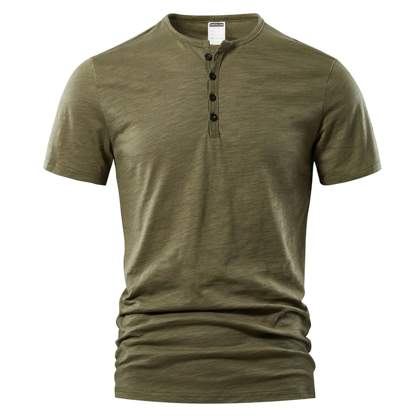 Noah – Maglietta Modello Henley Casual Dalla Linea Leggera