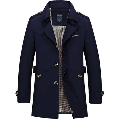 Claudio – Trench Autunnale Classico da Uomo