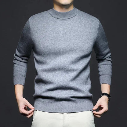 Damiano - Maglione Uomo Collo Alto Senza Tempo