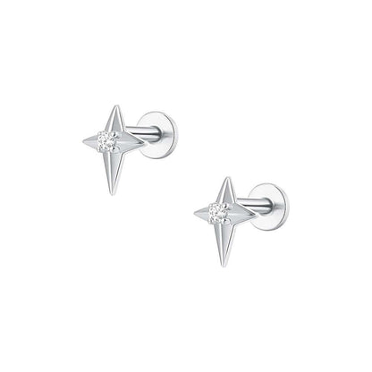 Ella - Orecchini Stelle Brillanti Donna Eleganti