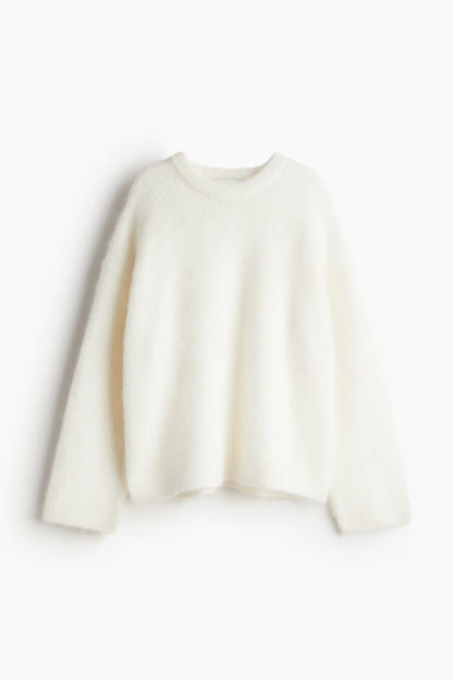 Erica - Maglione girocollo in mohair morbido