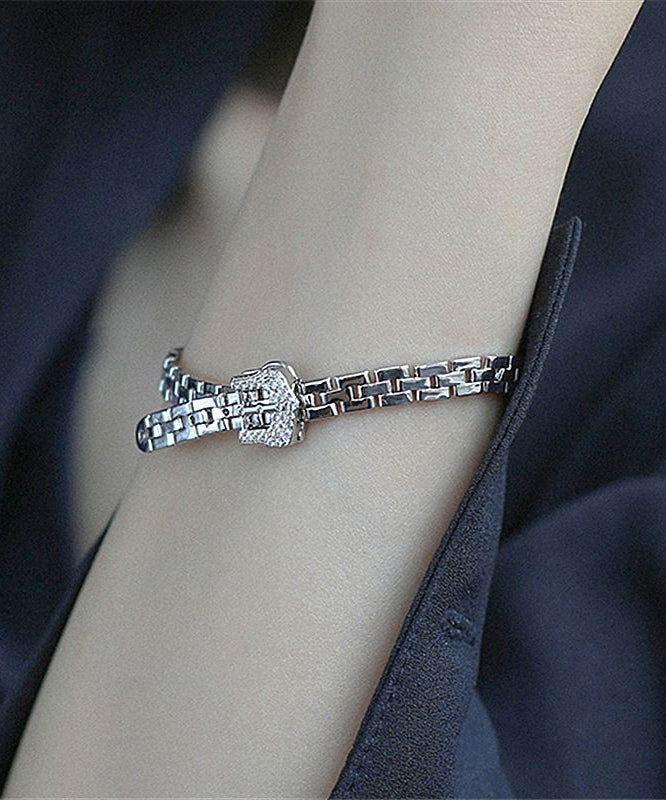 Michela - Bracciale Catena Cristallo Dorato Elegante Donna