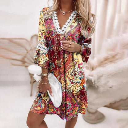 Frida - Vestito donna loose comodo arioso stile moderno