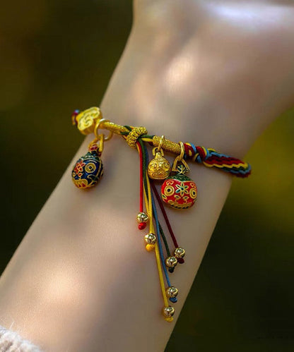 Martina - Bracciale Charm Arcobaleno Animale Dorato Donna