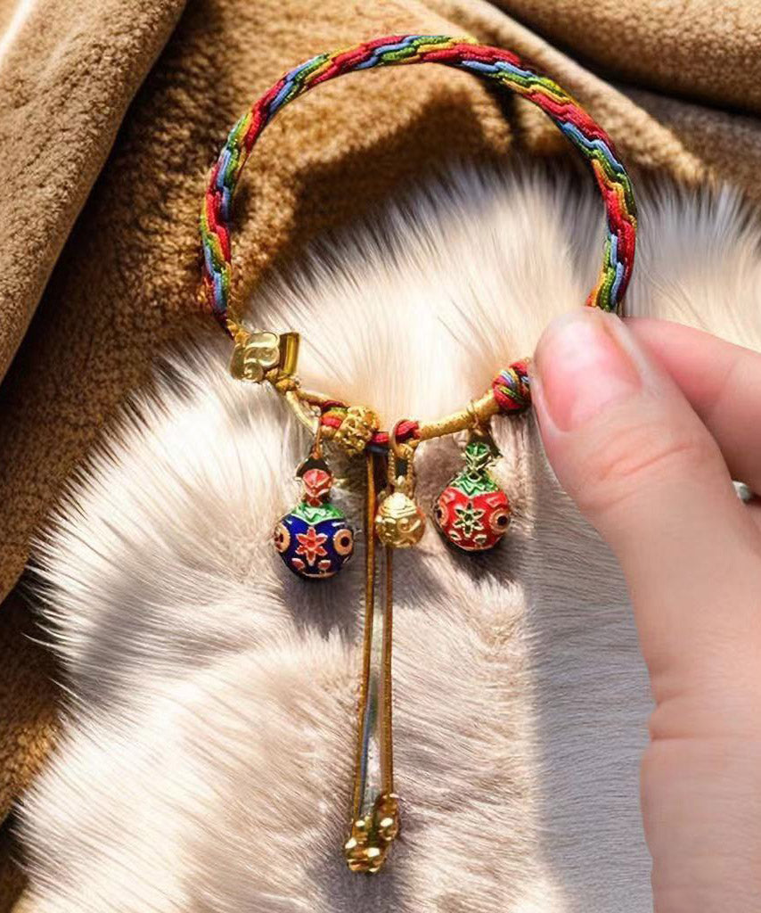 Martina - Bracciale Charm Arcobaleno Animale Dorato Donna