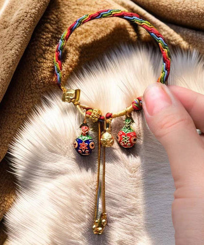 Martina - Bracciale Charm Arcobaleno Animale Dorato Donna