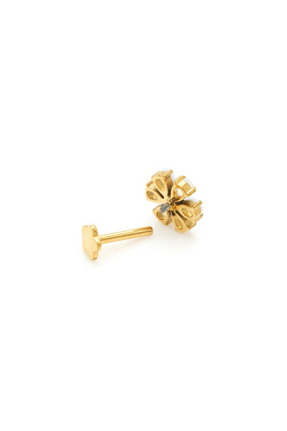 Luigita - Orecchini Donna Fiore Rosa Eleganti Moderni