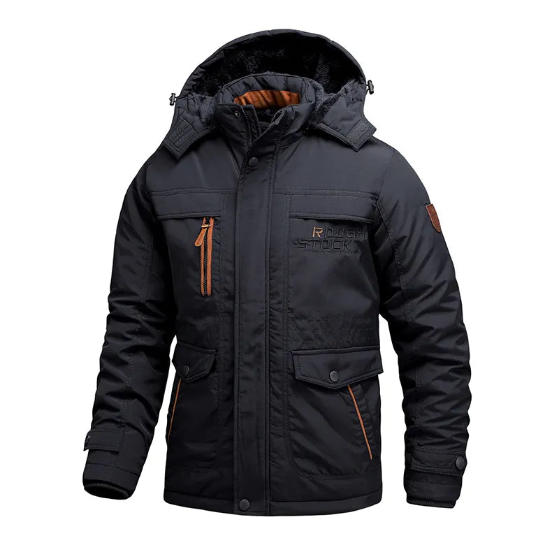 Raimondo - Cappotto Invernale Tattico Uomo Impermeabile