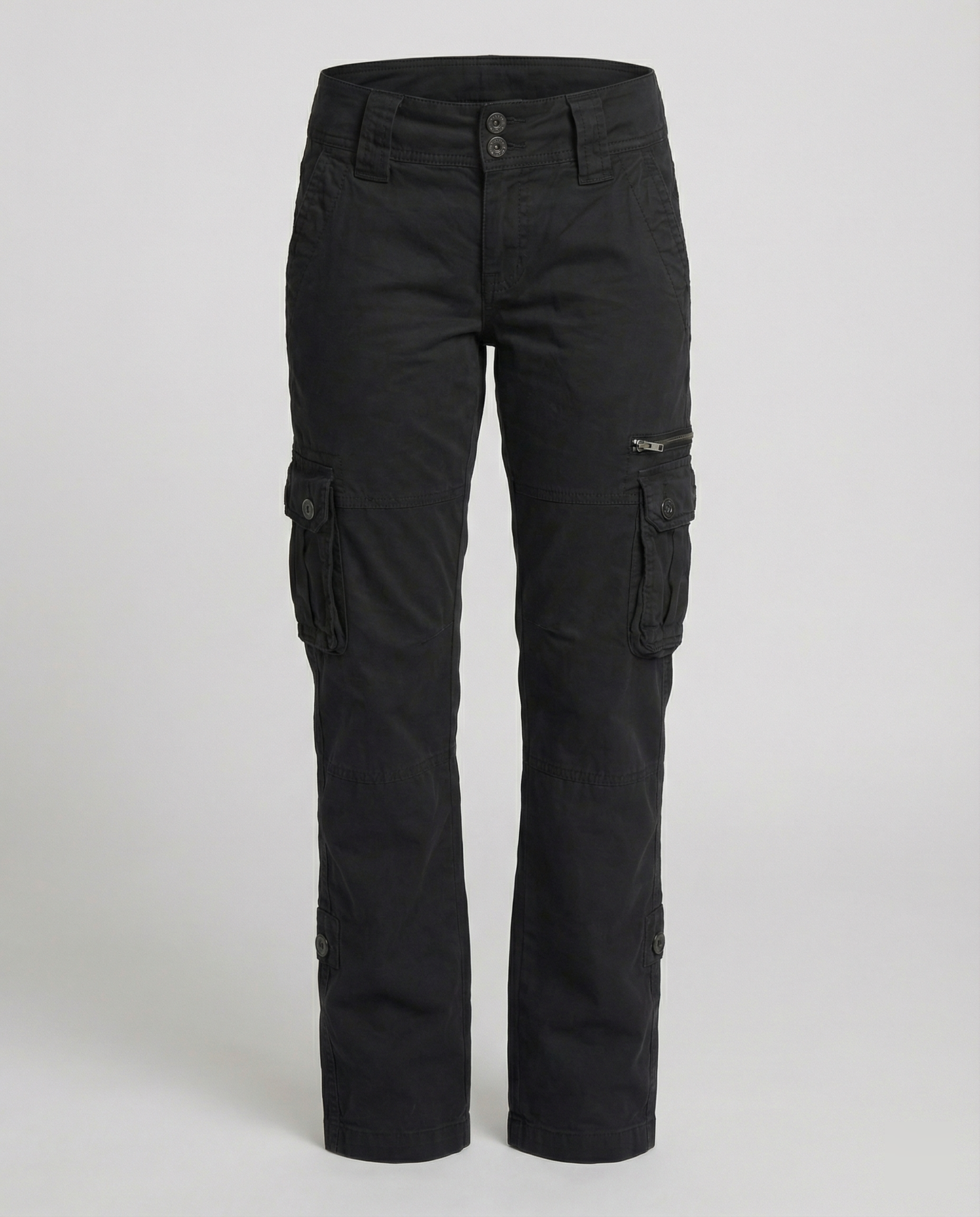 Junipera - Pantaloni Cargo Vita Alta Versatili Donna
