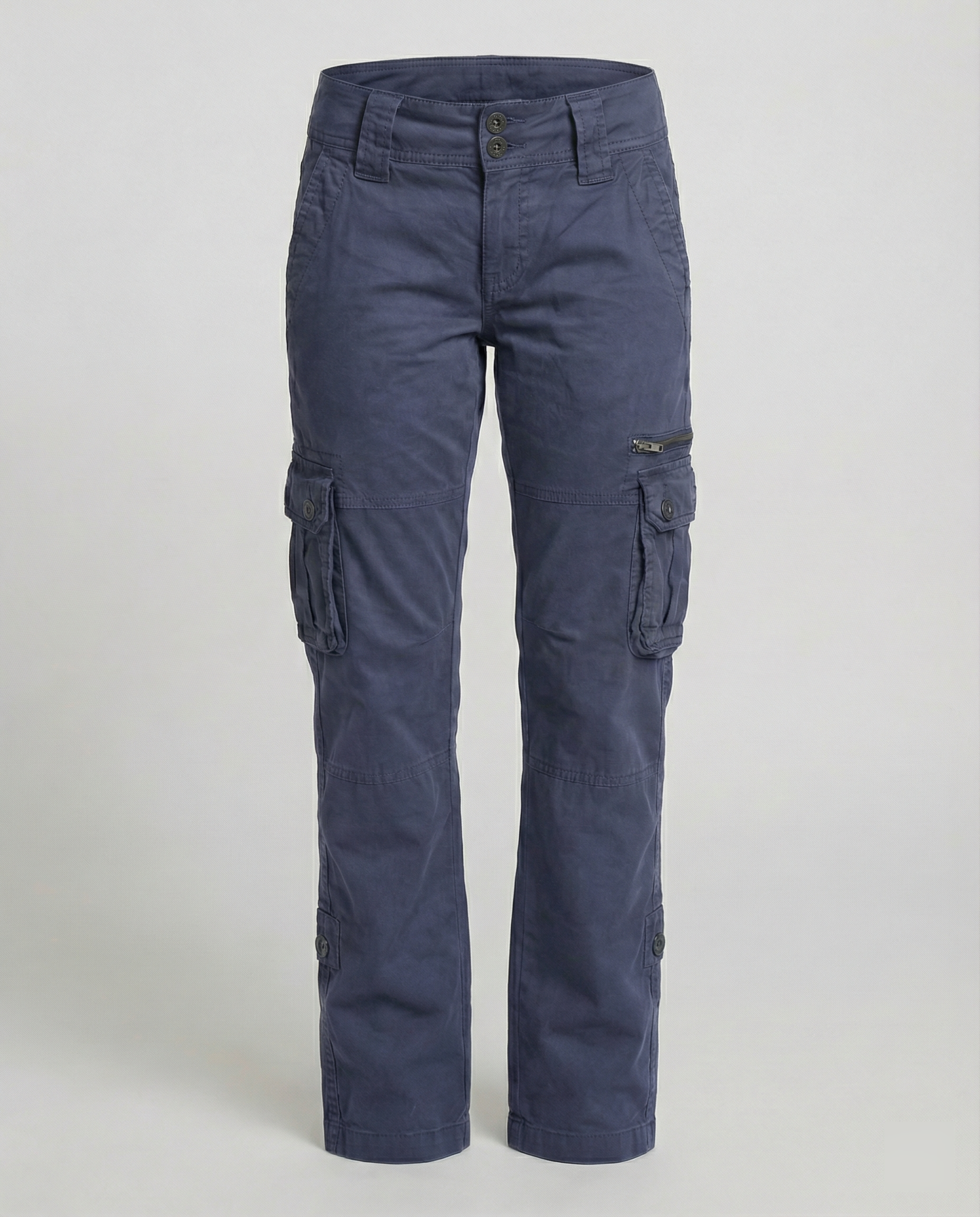 Junipera - Pantaloni Cargo Vita Alta Versatili Donna