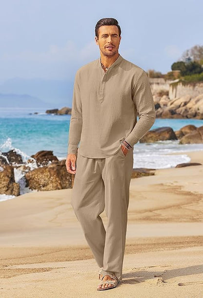 Hilario - Set Due Pezzi Estivo Leggero Uomo Coordinato