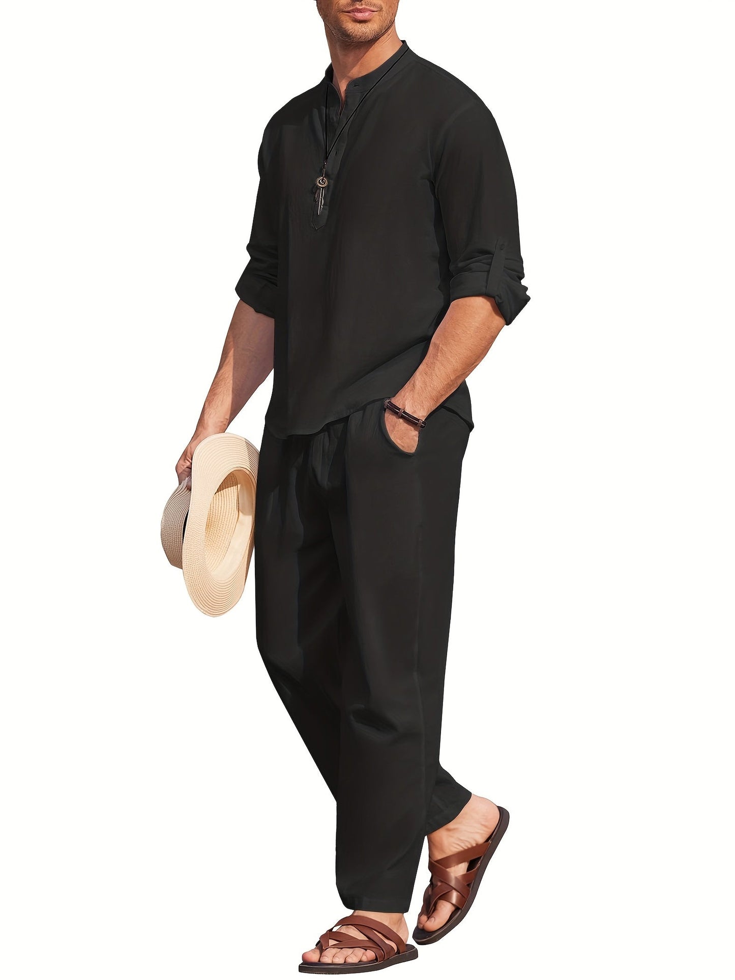 Hilario - Set Due Pezzi Estivo Leggero Uomo Coordinato
