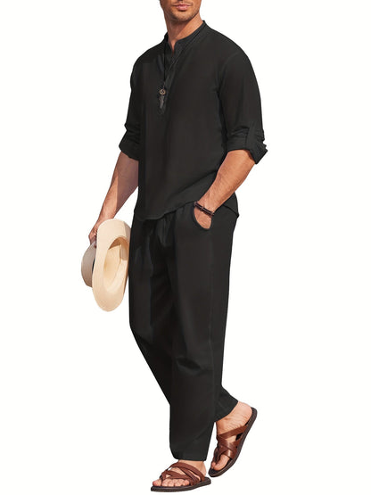 Hilario - Set Due Pezzi Estivo Leggero Uomo Coordinato