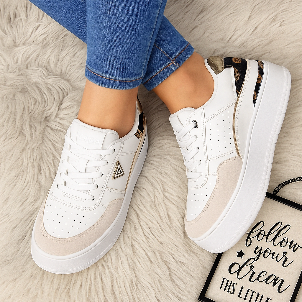 Tonia - Sneakers bianche Ridgee da donna Bianco