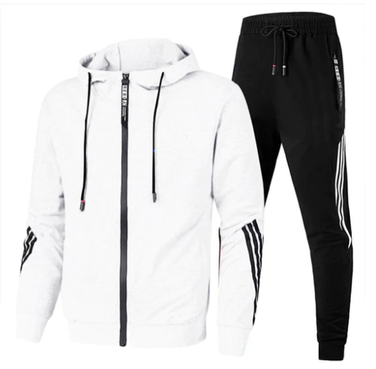 Amedeo – Tuta Sportiva Con Cappuccio E Zip Dal Design Dinamico